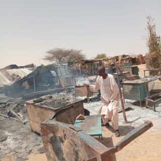مسيرات مليشيا الدعم السريع تستهدف  مواطنين  في محلية كرنوي
